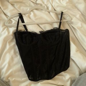 Black corset top